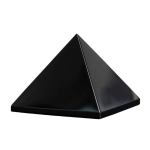 Natural Obsidian Pyramid Decoration Energy - Image 2