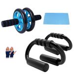 Wheel Roller Fitness Gloves Hand Gripper Jumping Rope - Image 2